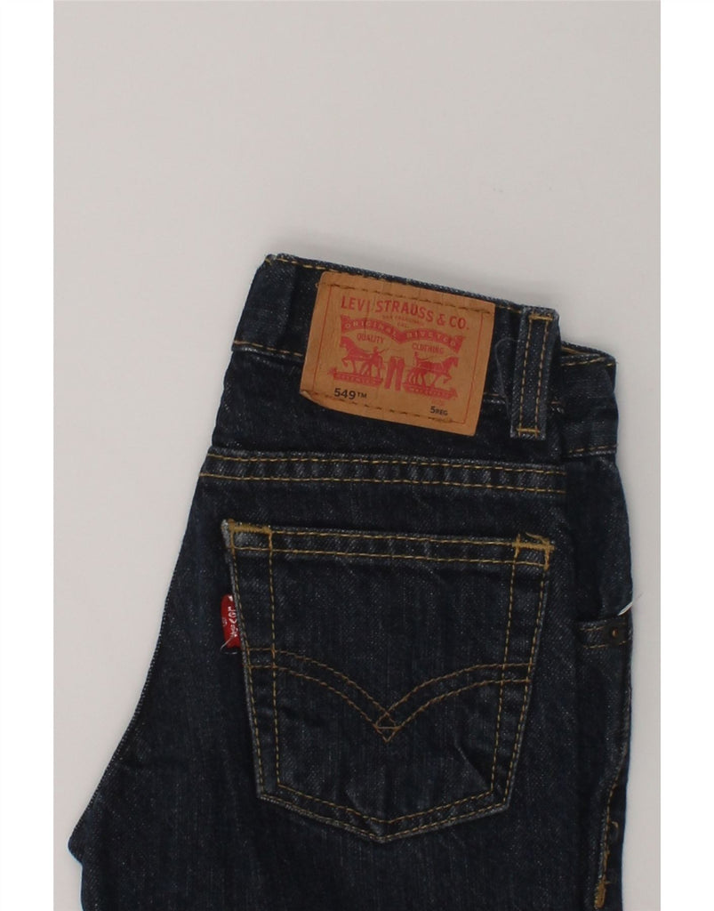 LEVI'S Girls 549 Relaxed Fit Straight Jeans 4-5 Years W22 L18  Navy Blue | Vintage Levi's | Thrift | Second-Hand Levi's | Used Clothing | Messina Hembry 