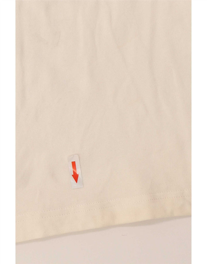 Adidas Mens Short Sleeve T-Shirt Top Large White Cotton