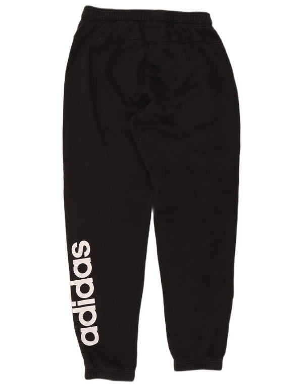 Adidas Mens Graphic Tracksuit Trousers Joggers Medium Black Cotton