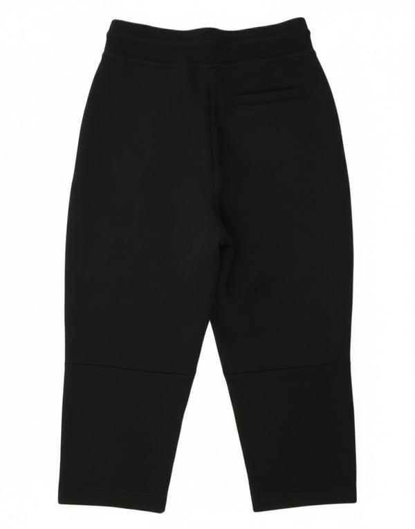 Nike Mens Capri Tracksuit Trousers Small Black Colourblock Cotton