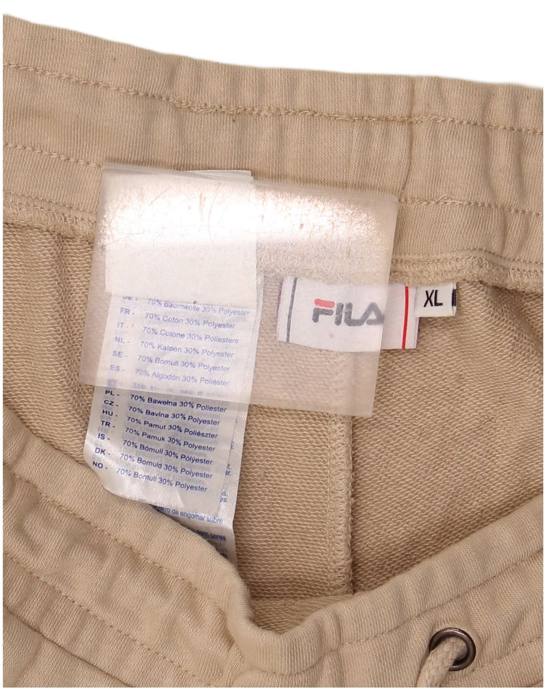 Fila Mens Sport Shorts XL  Beige Cotton
