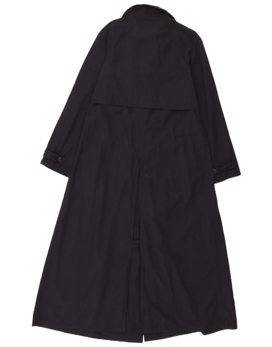 Hugo Boss Womens Double Breasted Trench Coat EU 42 Large Navy Blue