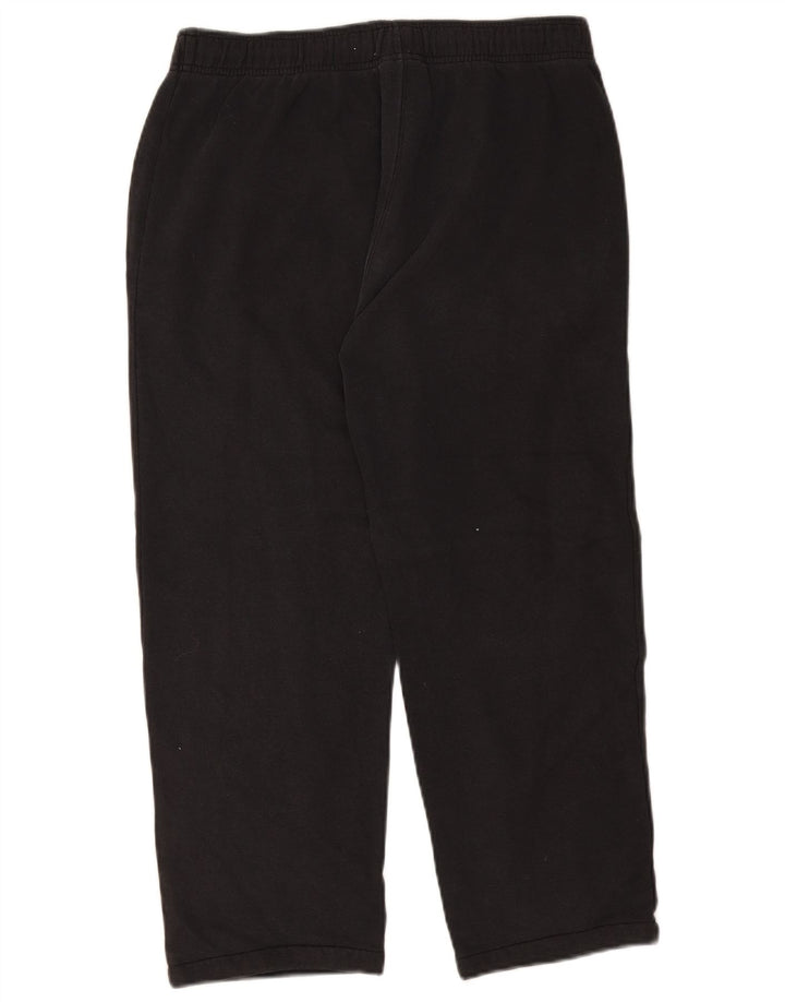 Champion Mens Crop Tracksuit Trousers Large  Black Cotton