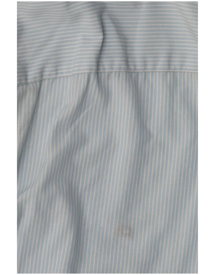 Tommy Hilfiger Mens Shirt XL Blue Pinstripe Cotton