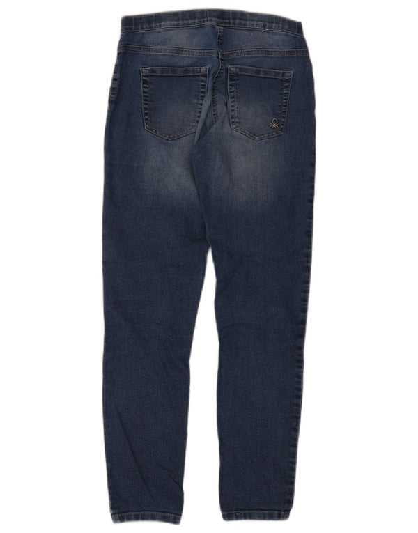 Benetton Girls Skinny Jeans 11-12 Years W26 L28 Navy Blue