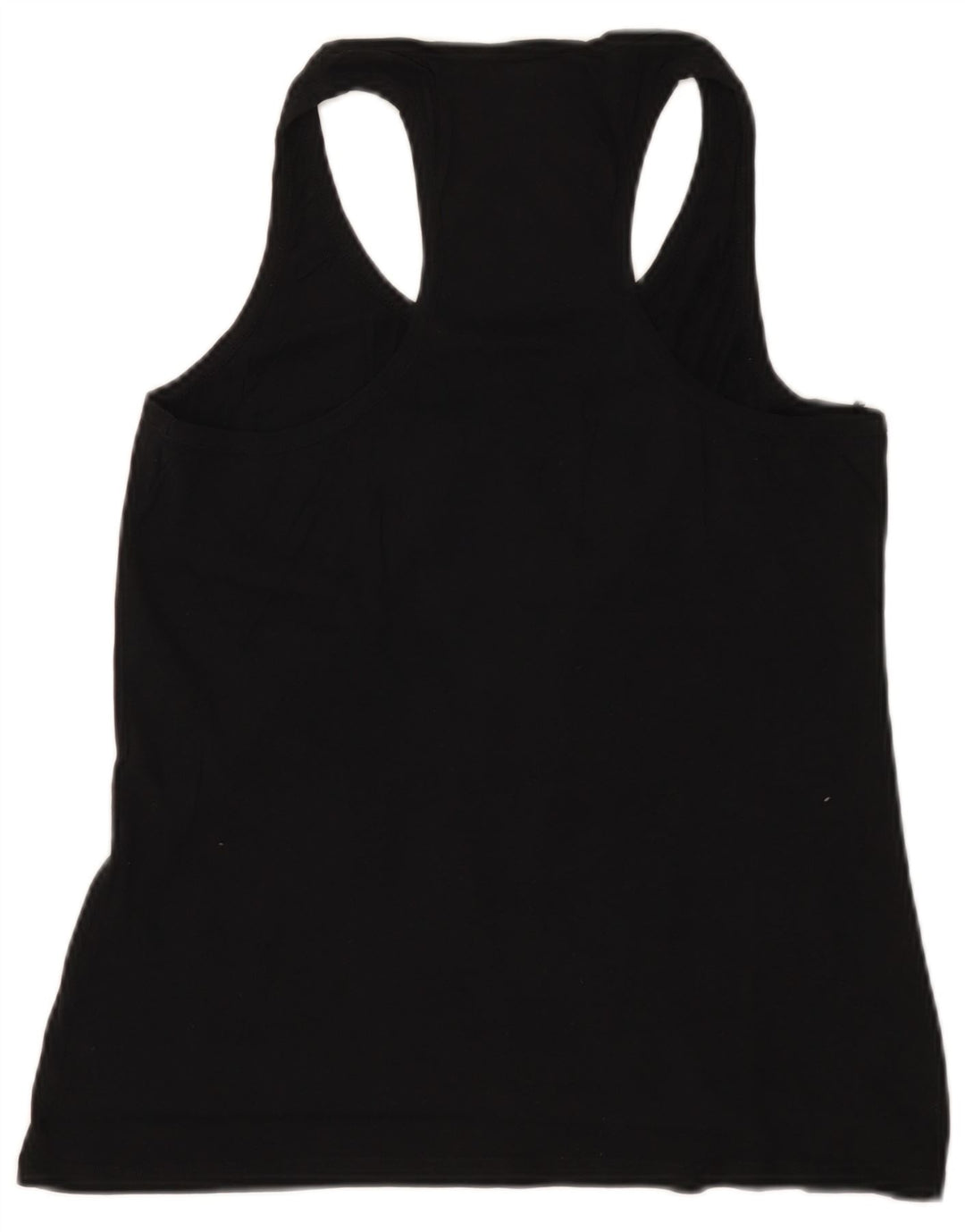 Benetton Womens Vest Top UK 12 Medium Black
