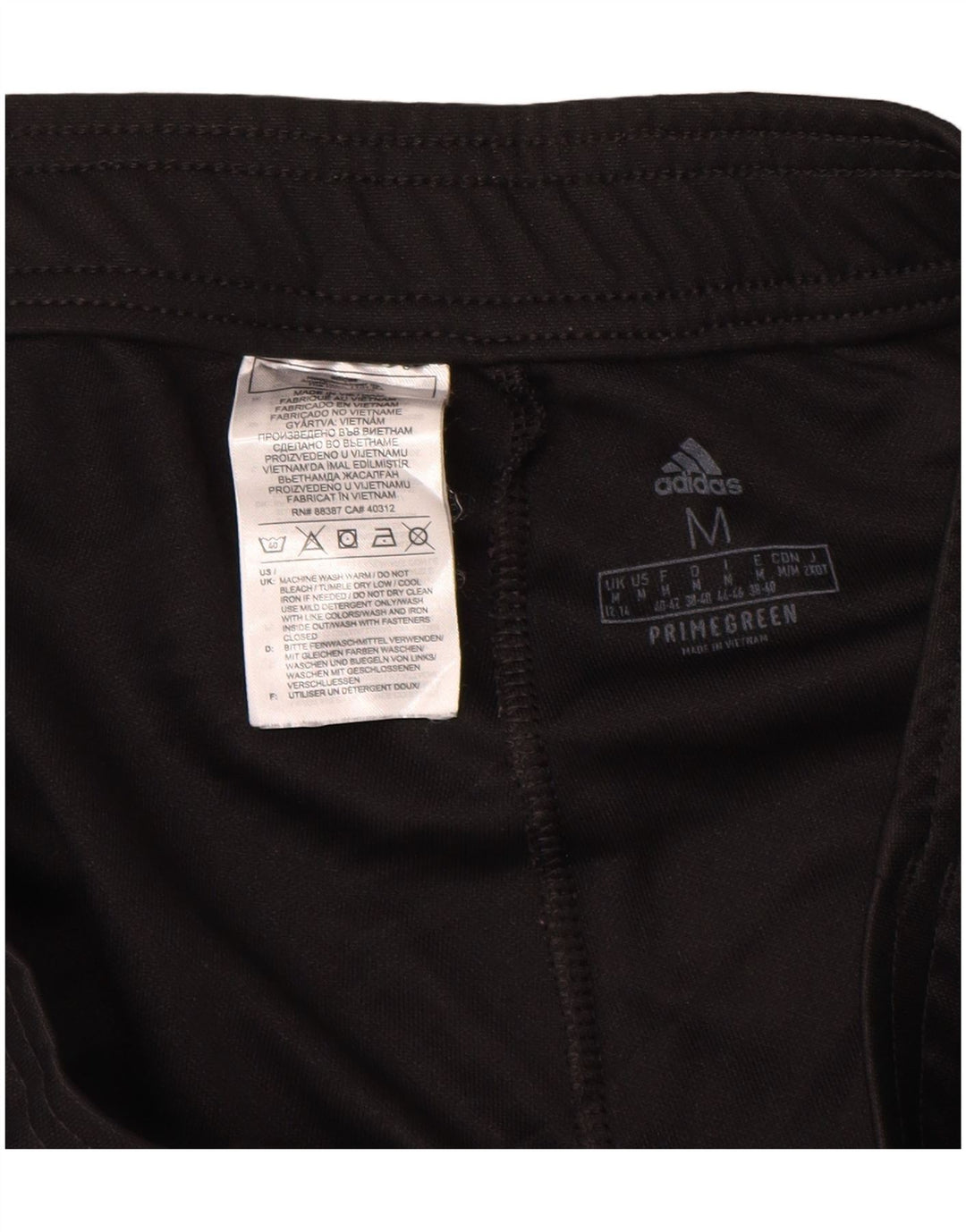 Adidas Womens Aeroready Tracksuit Trousers UK 12/14 Medium Black Polyester