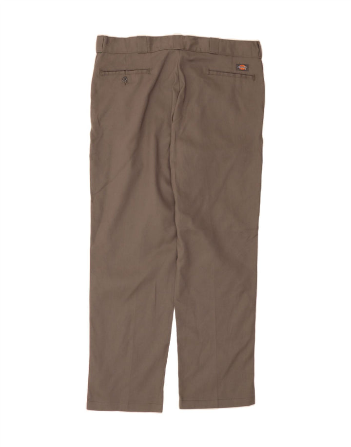 DICKIES Mens Straight Casual Trousers W40 L32 Grey Polyester Vintage Dickies and Second-Hand Dickies from Messina Hembry 