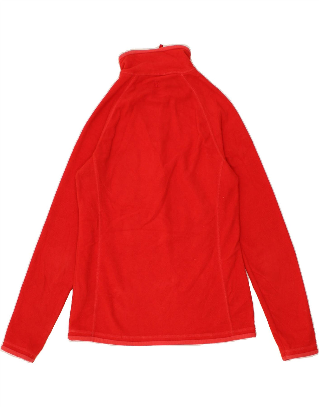 MOUNTAIN WAREHOUSE Womens Zip Neck Fleece Jumper UK 6 XS Red Polyester Vintage Mountain Warehouse and Second-Hand Mountain Warehouse from Messina Hembry 