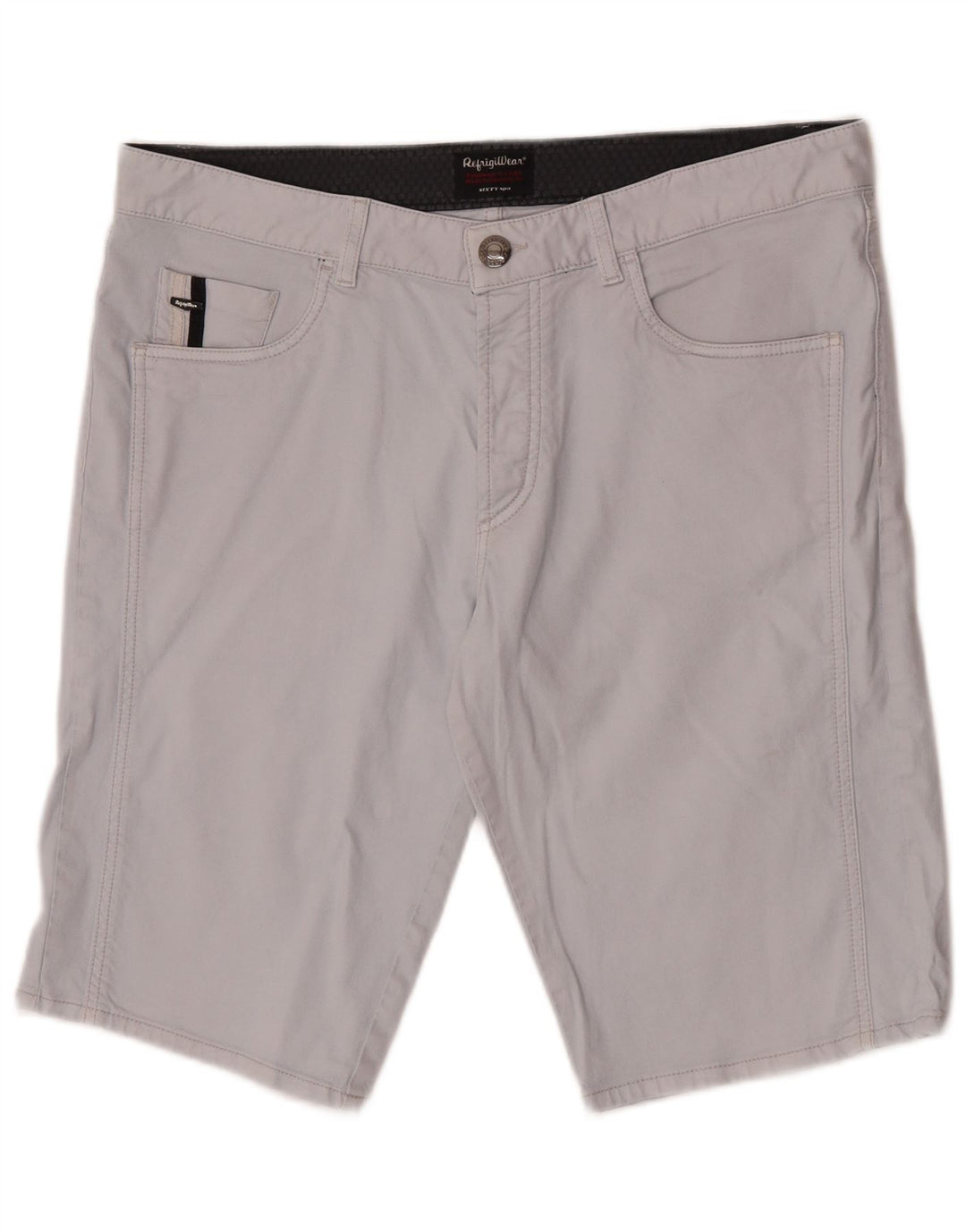 Refrigiwear Mens Casual Shorts W36 Large Blue Cotton