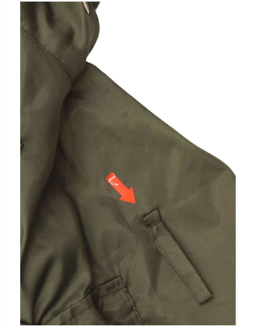 Belstaff Mens Utility Jacket UK 42 XL Khaki Nylon