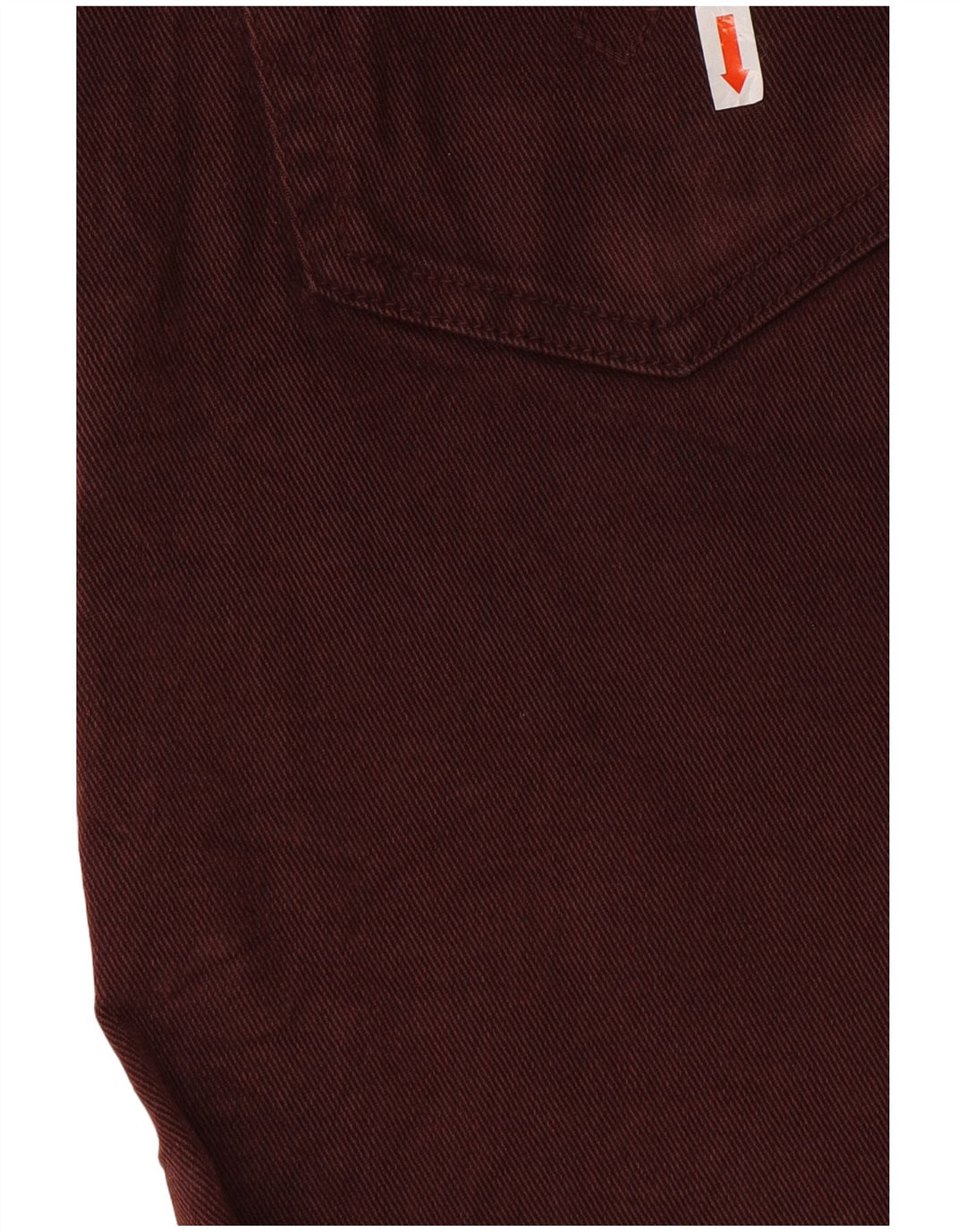 PIERRE CARDIN Mens Straight Jeans W33 L34 Maroon Cotton