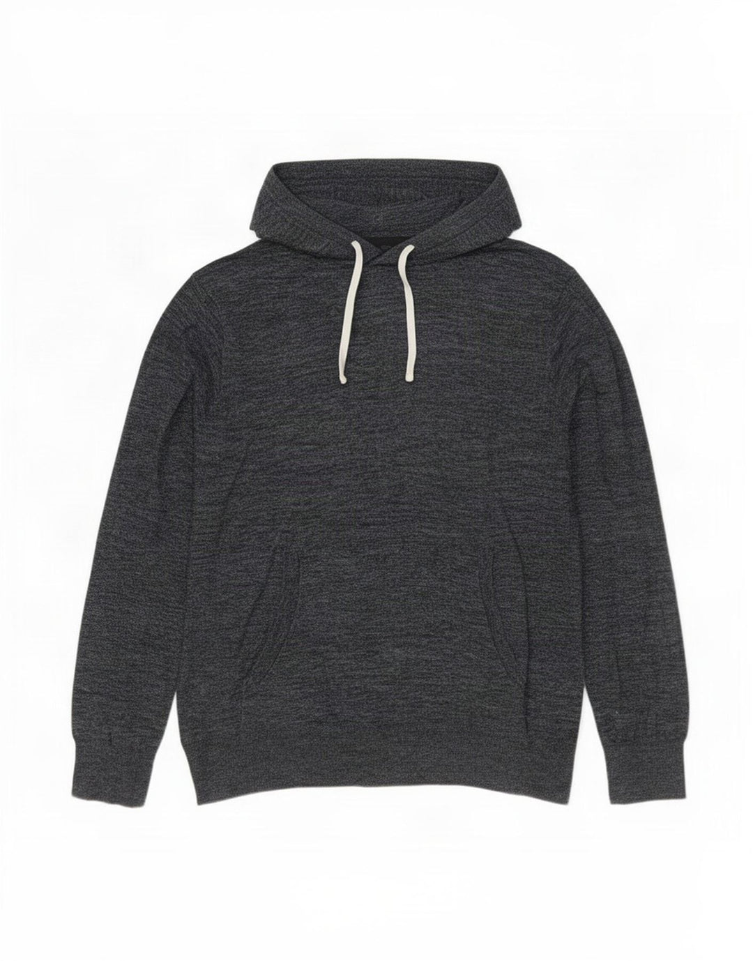 J. Crew Mens Hooded Jumper Sweater Large Grey Flecked