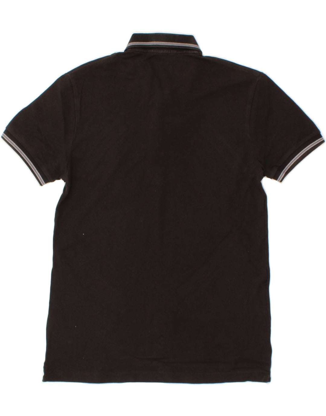 GAS Mens Polo Shirt Medium Black Cotton Vintage Gas and Second-Hand Gas from Messina Hembry 