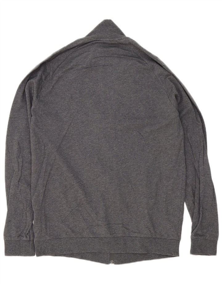Hugo Boss Mens Tracksuit Top Jacket Medium Grey Cotton