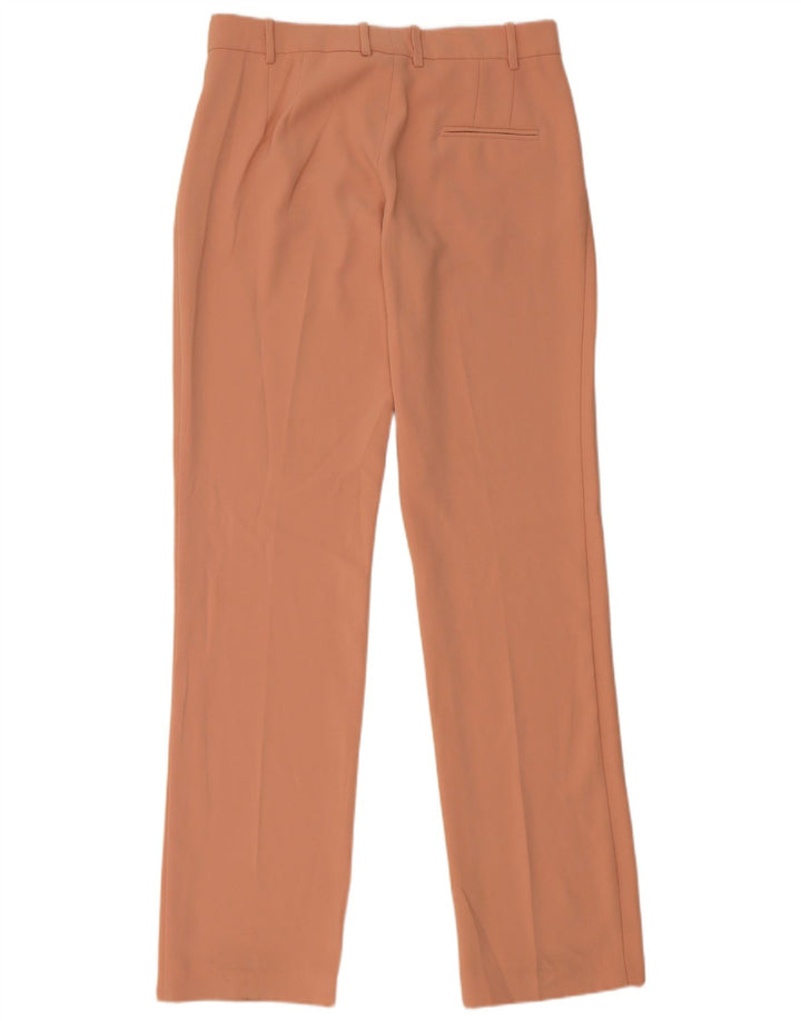 Zara Womens Straight Chino Trousers Medium W28 L34 Pink Polyester