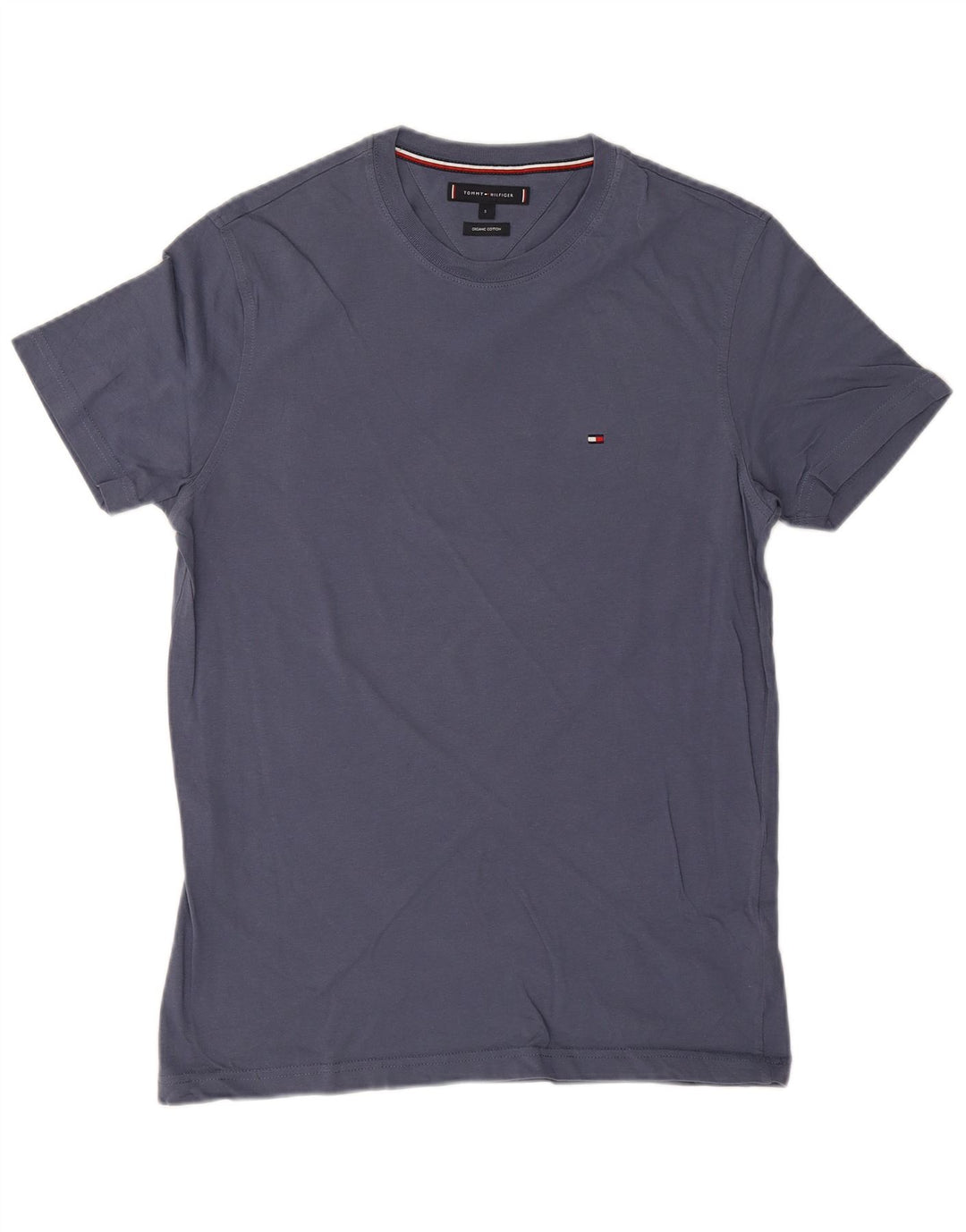 Tommy Hilfiger Mens T-Shirt Top Small Navy Blue Cotton