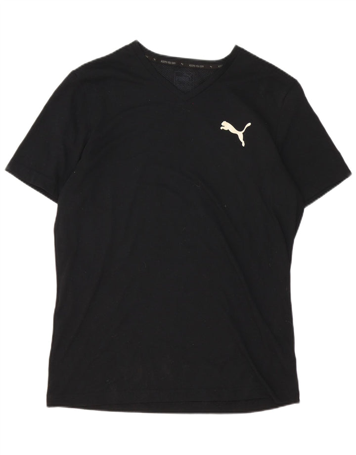 Puma Mens T-Shirt Top Medium Black