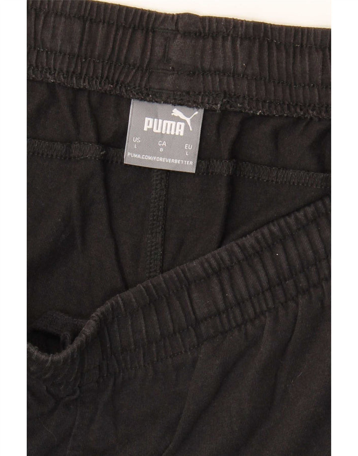 Puma Mens Graphic Sport Shorts Large  Black