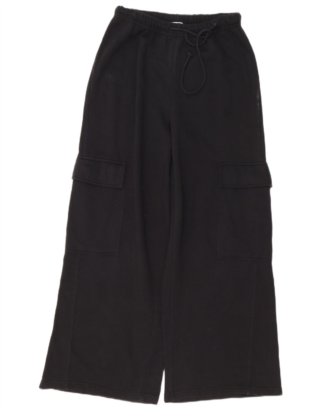Zara Womens Loose Fit Cargo Tracksuit Trousers UK 12 Medium  Black