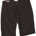 Jack & Jones Mens Regular Casual Shorts Medium W32 Black Cotton