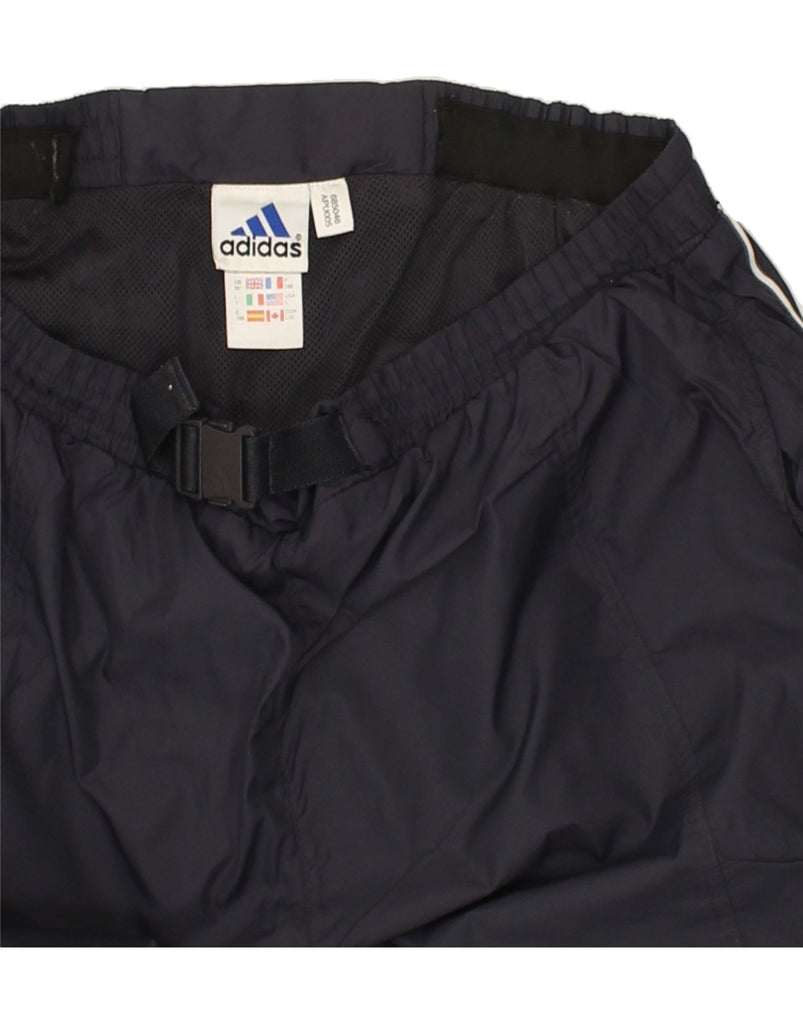 ADIDAS Mens Tracksuit Trousers Medium Navy Blue Polyamide | Vintage Adidas | Thrift | Second-Hand Adidas | Used Clothing | Messina Hembry 