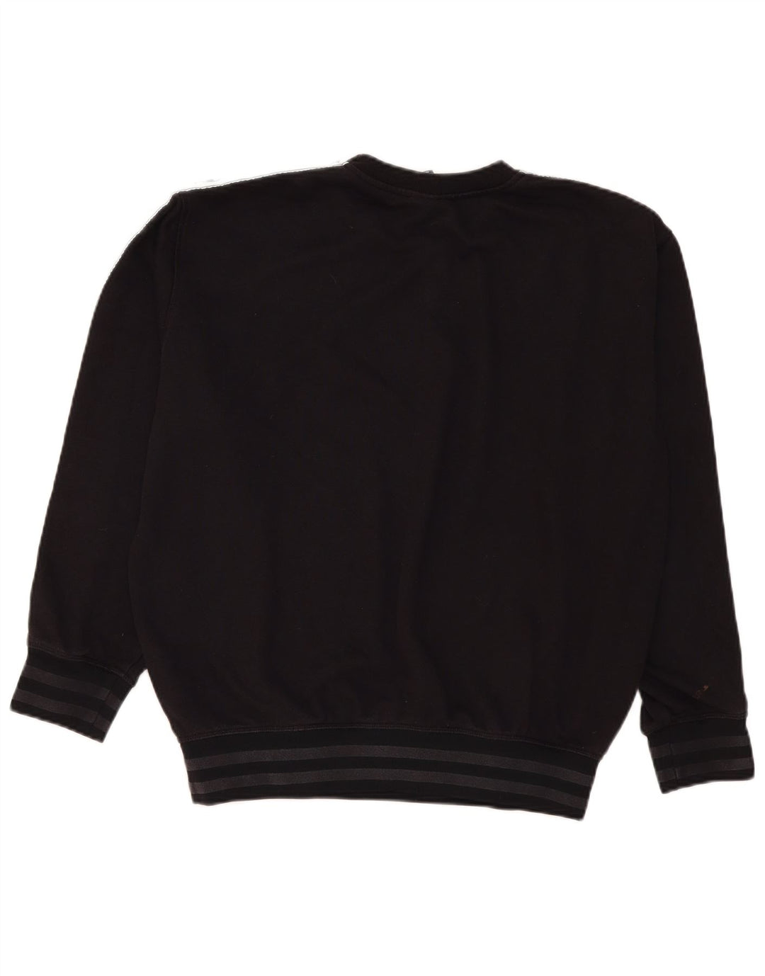 Champion Mens Graphic Sweatshirt Jumper Large Black Colourblock Cotton