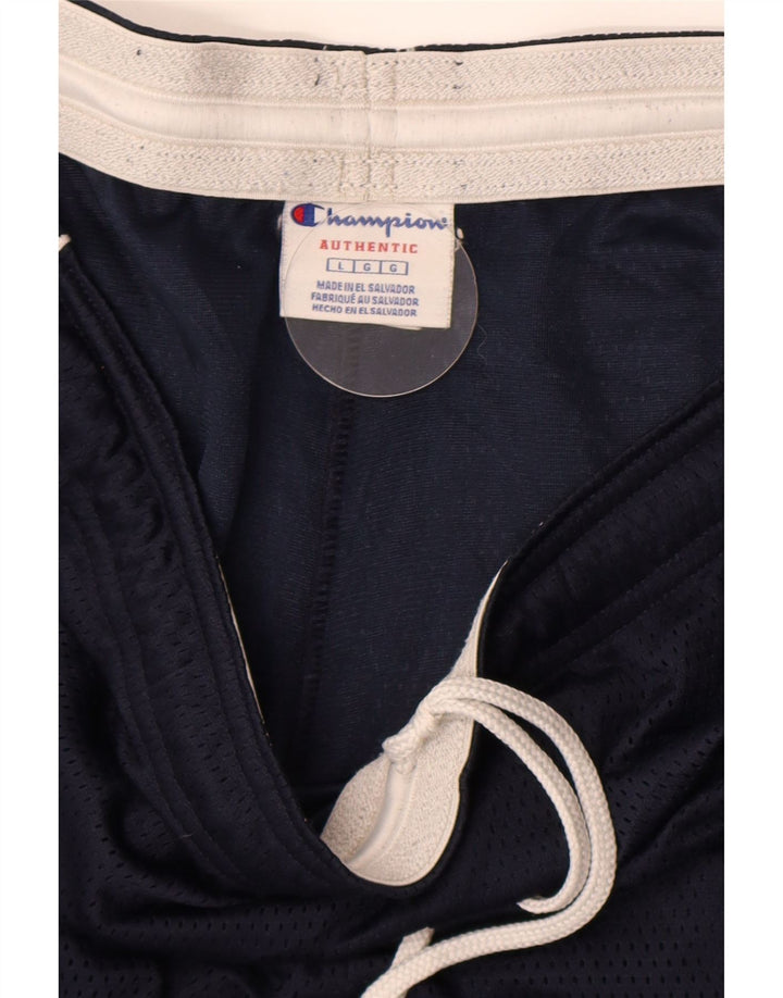 Champion Mens Sport Shorts Large  Navy Blue