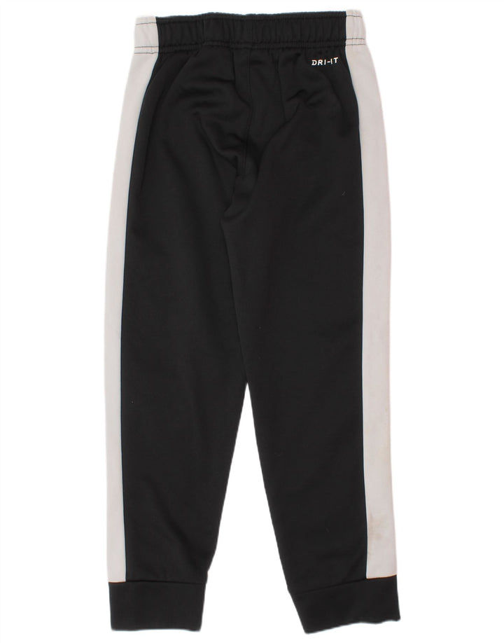 Nike Boys Dri Fit Tracksuit Trousers Joggers 5-6 Years Medium Black