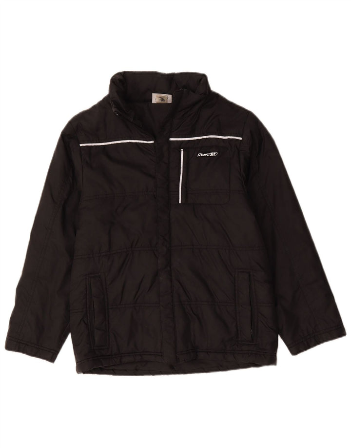 Reebok Boys Padded Jacket 13-14 Years Black Polyester