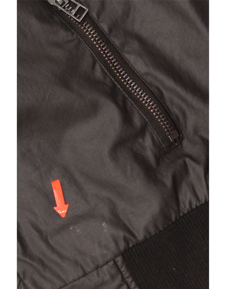 Vintage Mens Utility Jacket UK 40 Large Black Cotton