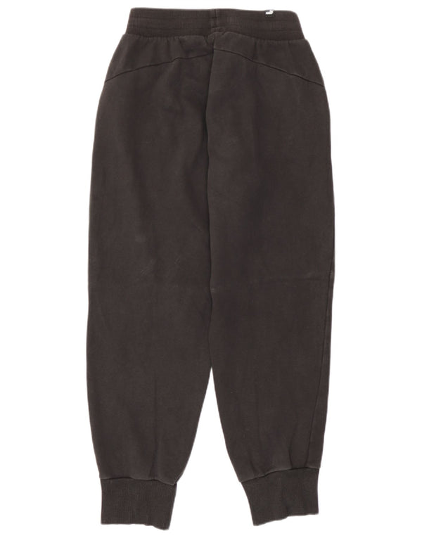 Puma Womens Tracksuit Trousers Joggers UK 6 XS  Black Cotton