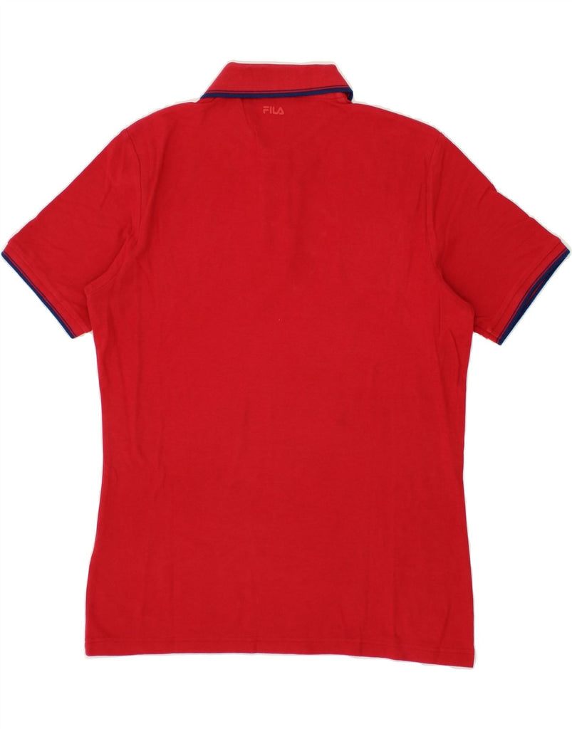 FILA Mens Polo Shirt XL Red Cotton | Vintage Fila | Thrift | Second-Hand Fila | Used Clothing | Messina Hembry 