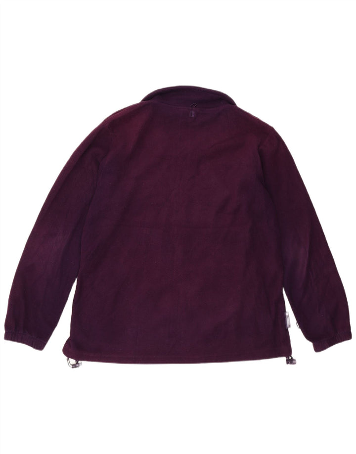 Mountain Warehouse Womens Fleece Jacket UK 14 Large Purple Polyester