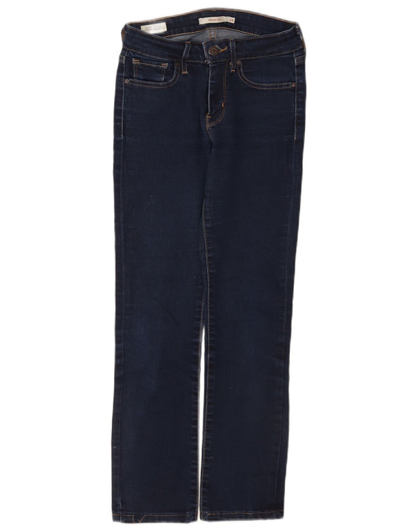Levi's Womens 715 Bootcut Jeans W24 L26 Navy Blue Cotton