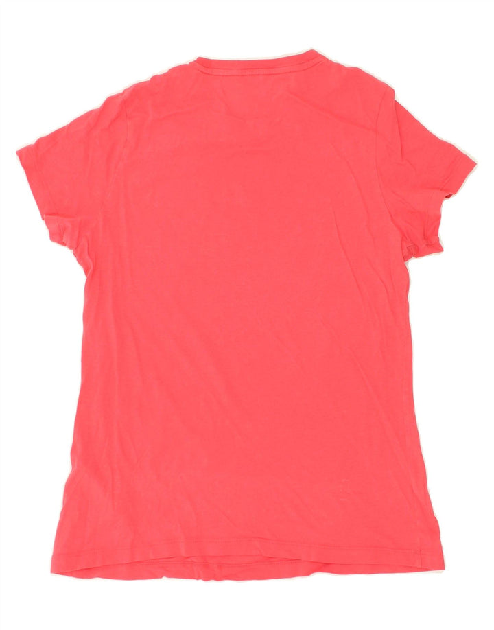 PUMA Womens Graphic T-Shirt Top UK 12 Medium Red Cotton Vintage Puma and Second-Hand Puma from Messina Hembry 