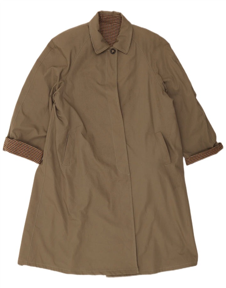 Vintage Womens Overcoat UK 16 Large Khaki