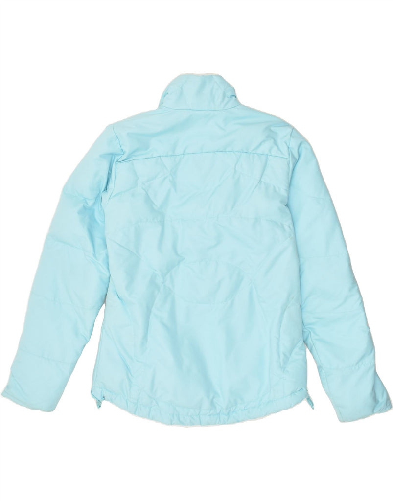 ADIDAS Womens Padded Jacket UK 12 Medium Blue Polyester | Vintage Adidas | Thrift | Second-Hand Adidas | Used Clothing | Messina Hembry 