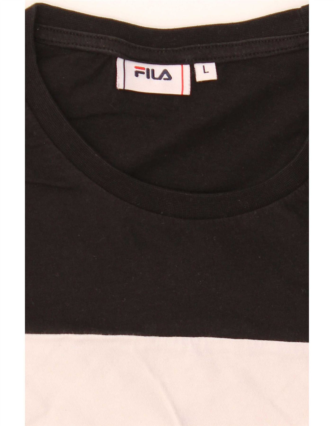 Fila Mens Graphic T-Shirt Top Large Multicoloured Colourblock
