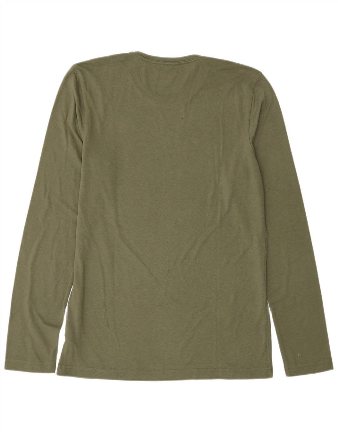 ADIDAS Mens Olympic Games Top Long Sleeve UK 40/42 Medium Khaki Polyester