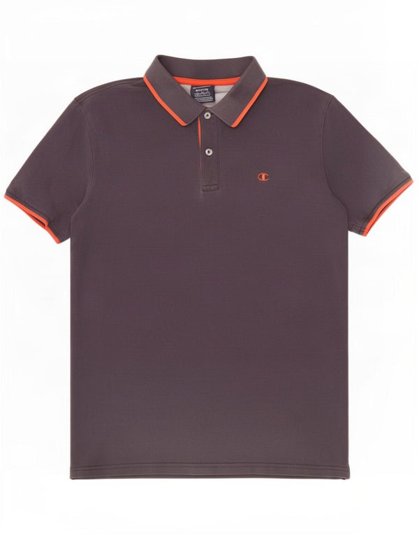 Champion Mens Polo Shirt Medium Navy Blue