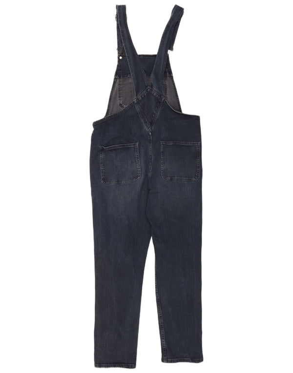 Fat Face Womens Dungarees Slim Jeans UK 10 Small W32 L27 Navy Blue Cotton