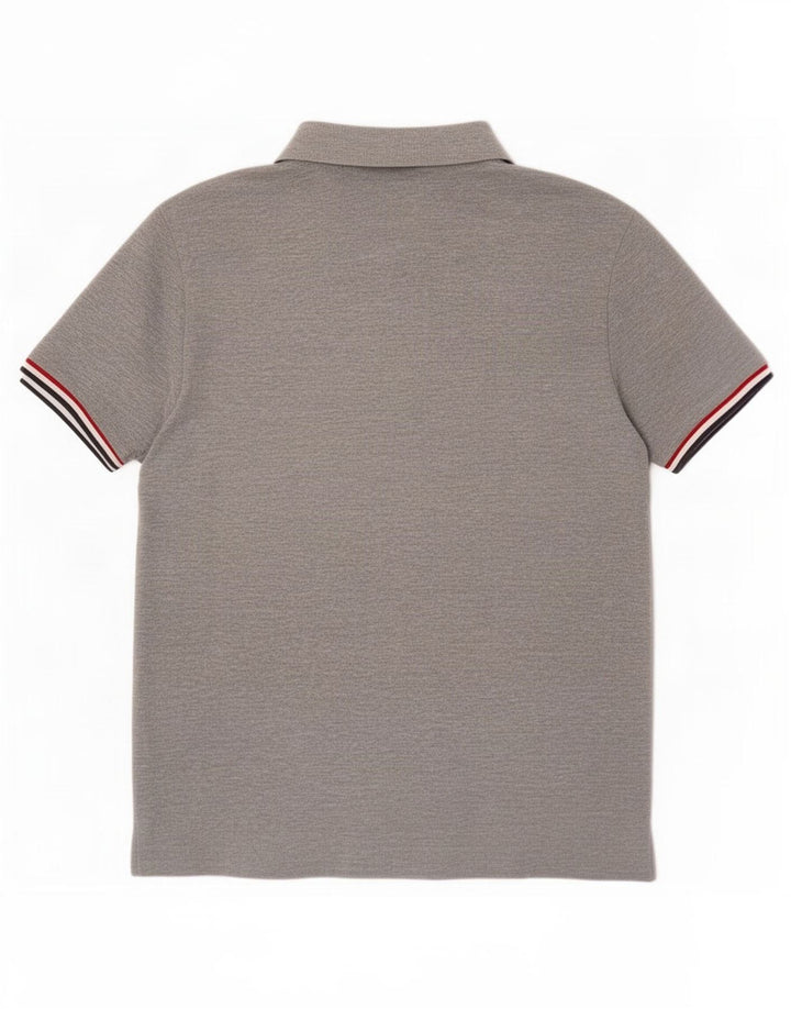 Champion Mens Polo Shirt Medium Grey Cotton