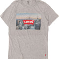 LEVI'S Mens Graphic T-Shirt Top XS Grey Cotton | Vintage Levi's | Thrift | Second-Hand Levi's | Used Clothing | Messina Hembry 