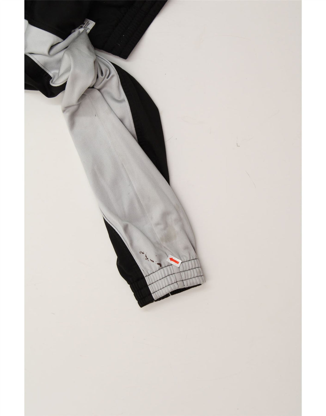 DIADORA Mens Graphic Tracksuit Top Jacket UK 40 Medium Black Colourblock
