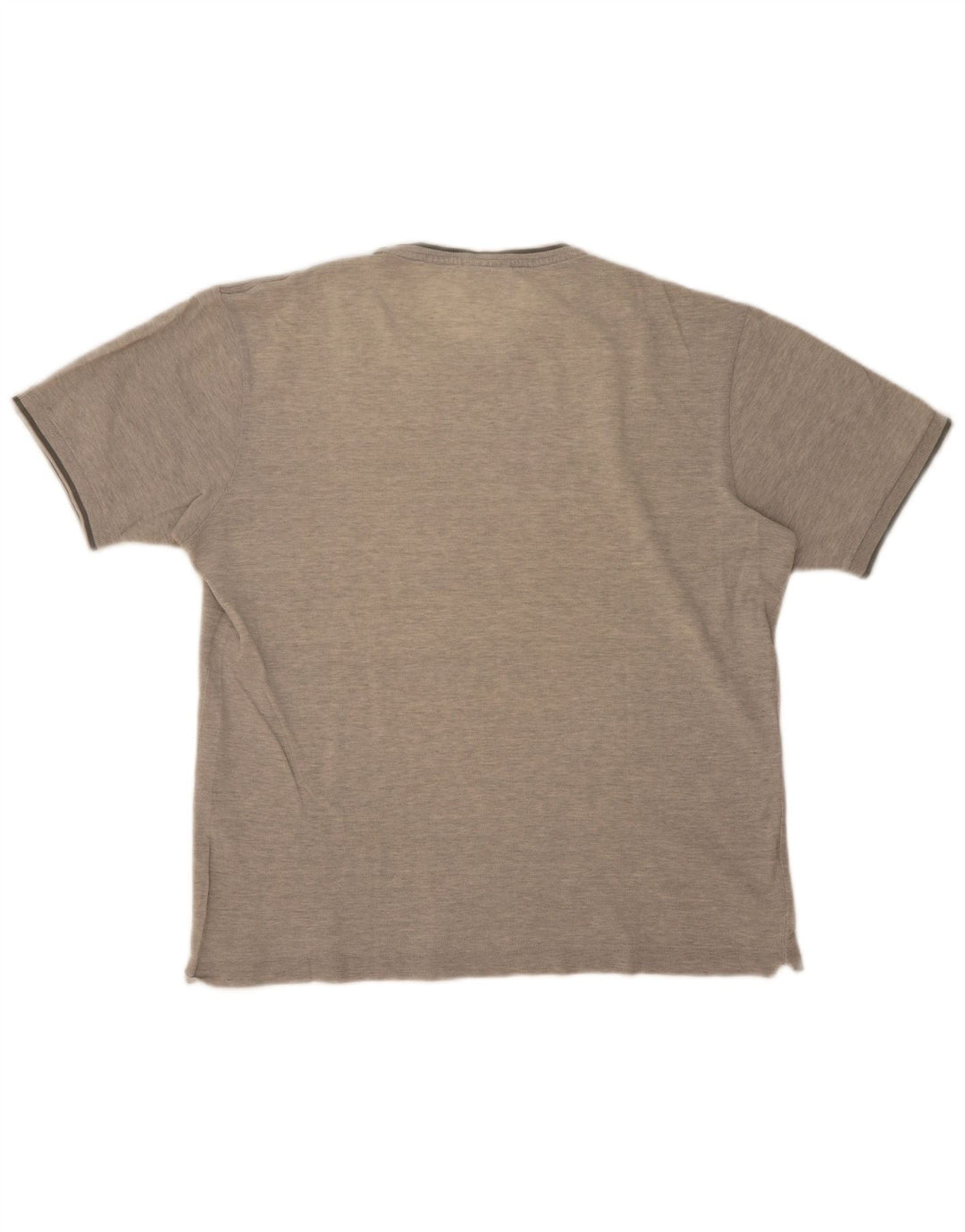 Lacoste Mens T-Shirt Top Size 5 Large Grey Flecked Cotton