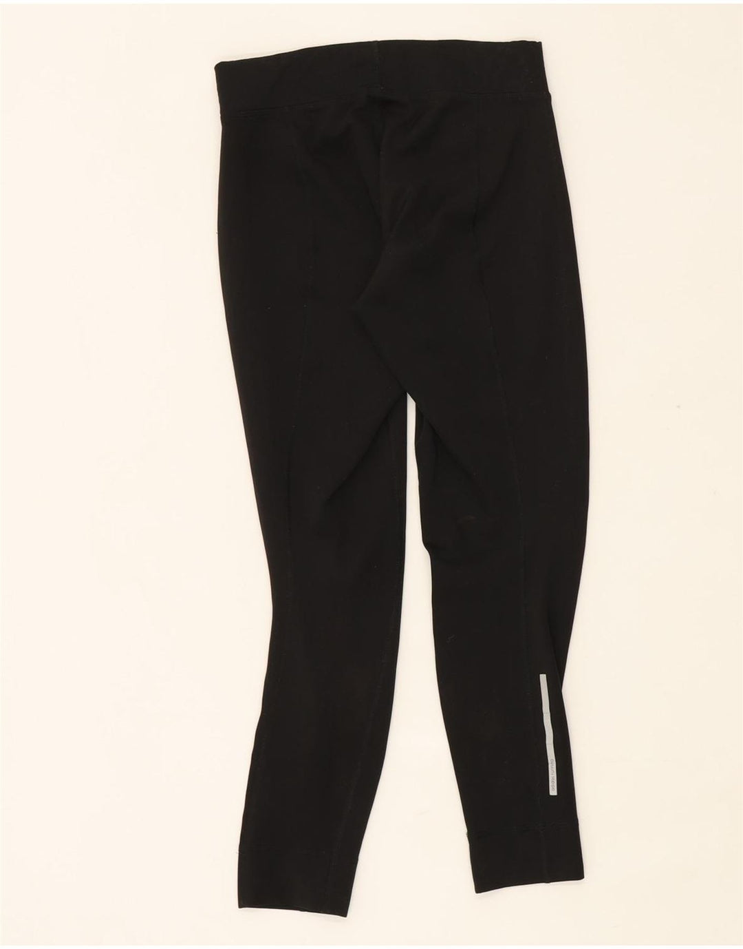 Adidas Womens Leggings UK 8/10 Small  Black Polyester