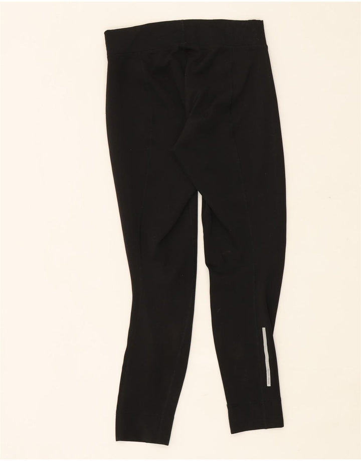Adidas Womens Leggings UK 8/10 Small  Black Polyester