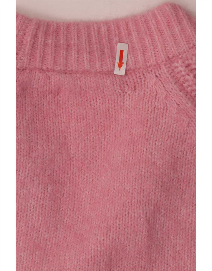 Vintage Womens Cardigan Sweater UK 14 Medium Pink