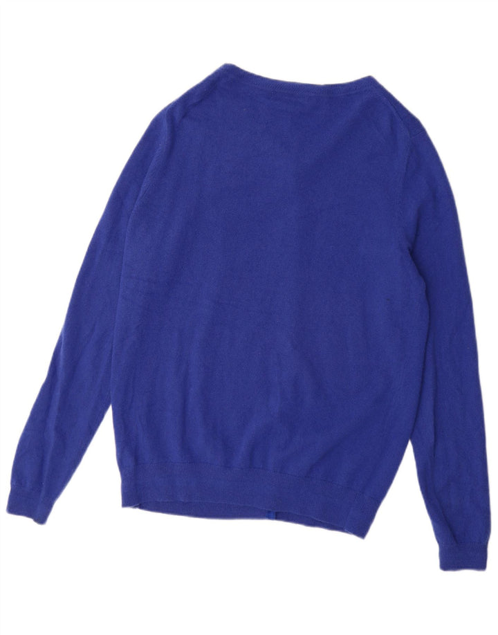 Boden Womens Cardigan Sweater UK 16 Large Blue Cashmere